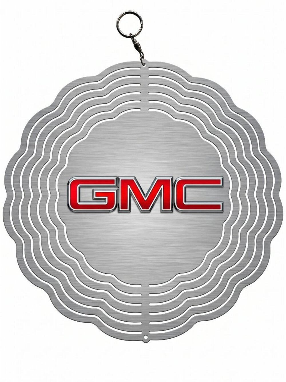 10" GMC Stainless Steel Kinetic Wind Spinner - Outdoor Yard Hanging Decor